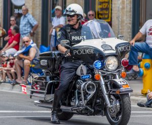 Motorcycle Police Man